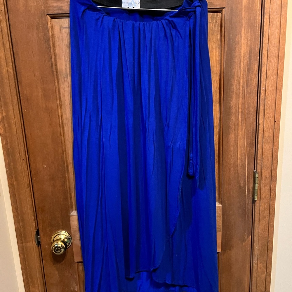 Faux wrap skirt
